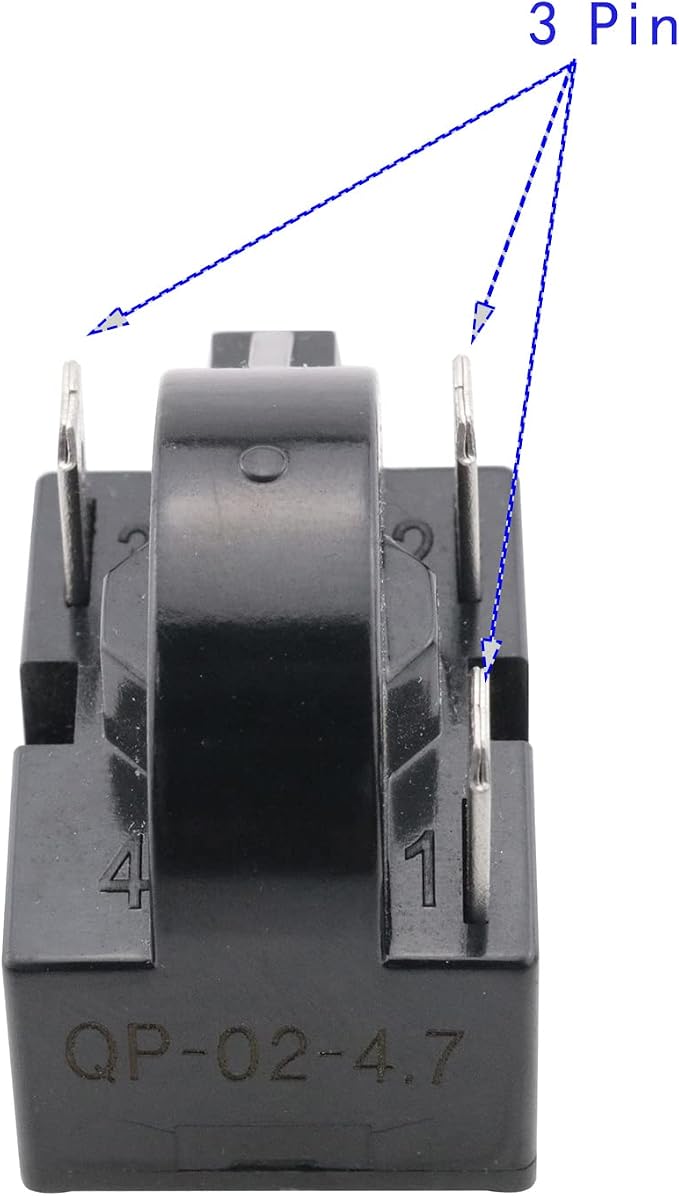 Refrigerator Compressor Relay and Overload Kit JJHXSM Refrigerator Starters - Image 4