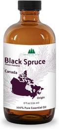 Organic Black Spruce Essential Oil from Canada - Black Spruce Essential Oils for Candle Scent (8oz)