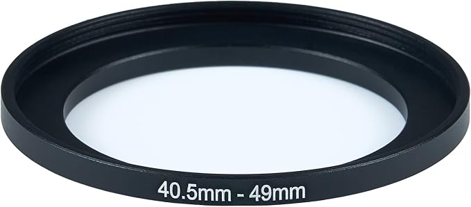 40.5mm to 49mm Step-Up Ring Filter Adapter - Image 2