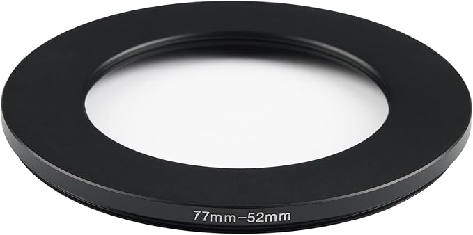 77mm Lens to 52mm Camera Lens Adapter 77mm to 52mm Step Down Ring Adapter Ring - Image 2