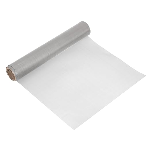 uxcell 120 Mesh 118" x 12" Woven Wire Mesh, 304 Stainless Steel Air Vent Filter by uxcell