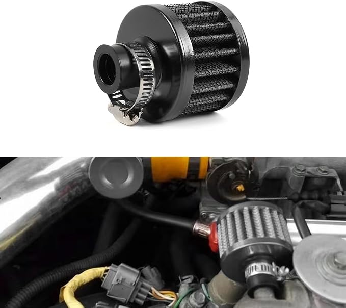 MUGE RACING 2Pcs Air Filter Cold Air Intake Filter Breather 12mm Valve Cover - Image 7
