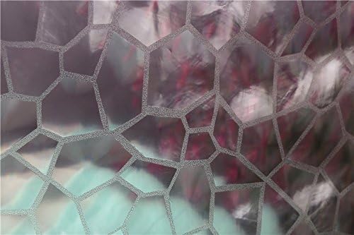 10 Guage Design Clear Shower Curtain Liner, Plastic 3D Water Cube Clear Shower Curtain Liner,No Odors, Eco Friendly