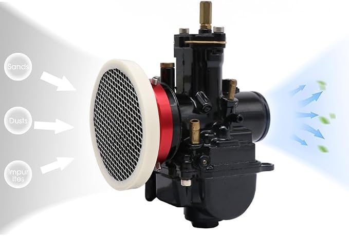 Carburetor Velocity Stack Air Filter Cleaner 55mm Modified Alloy - Image 3