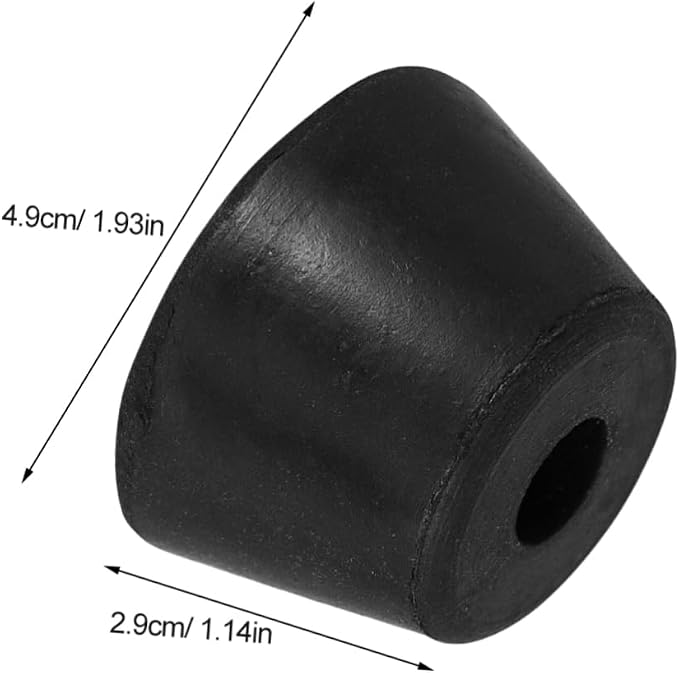 KALLORY 4 Pcs Vibration Rubber Pads Noise Reducing Machine Feet - Image 2