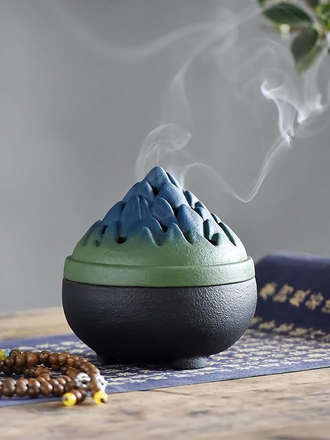 Incense Holder Ceramic Incense Burner Indoor Incense Agarwood Sandalwood Box - Image 3