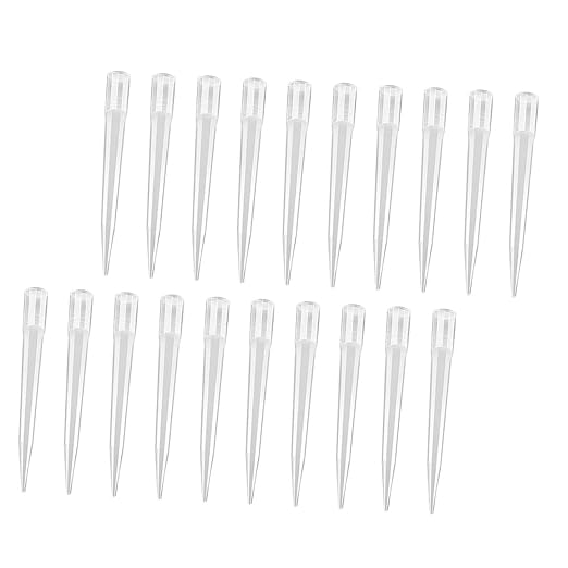 50pcs Transparent Disposable Pipette Tips by COOLHIYA