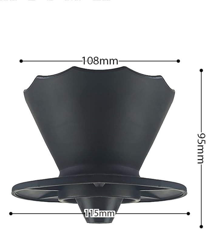 Camping Coffee Filter Pouring Over Dripper Foldable Silicone Basket Portable - Image 9