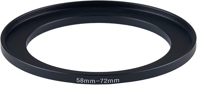58mm Lens to 72mm Camera Lens Adapter 58mm to 72mm Step Up Ring Adapter Ring - Image 2