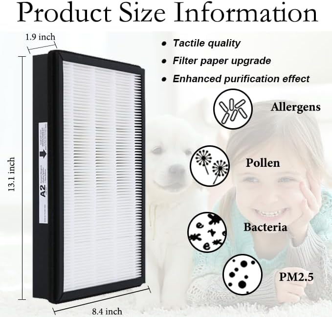 A2 True HEPA Replacement Filter, Compatible - Image 3