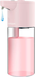 Aunmaon Automatic Touchless Soap Dispenser, Adjustable Volume for Thick & Thin Liquids, Hands-Free for Kitchen & Bathroom