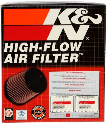 K&N High-Flow Original Lifetime Universal Clamp-On Air Filter: High Performance - Image 11