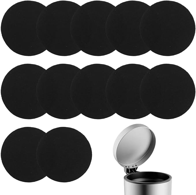 Compost Filters 12-Pack, 7.25 Inch Round Charcoal Filters by Unknown