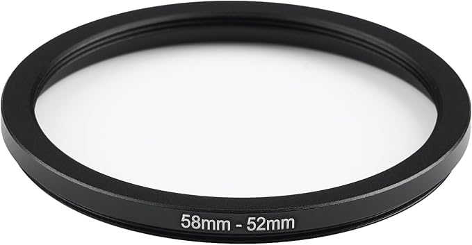 58mm Lens to 52mm Camera Lens Adapter 58mm to 52mm Step Down Ring Adapter Ring - Image 2