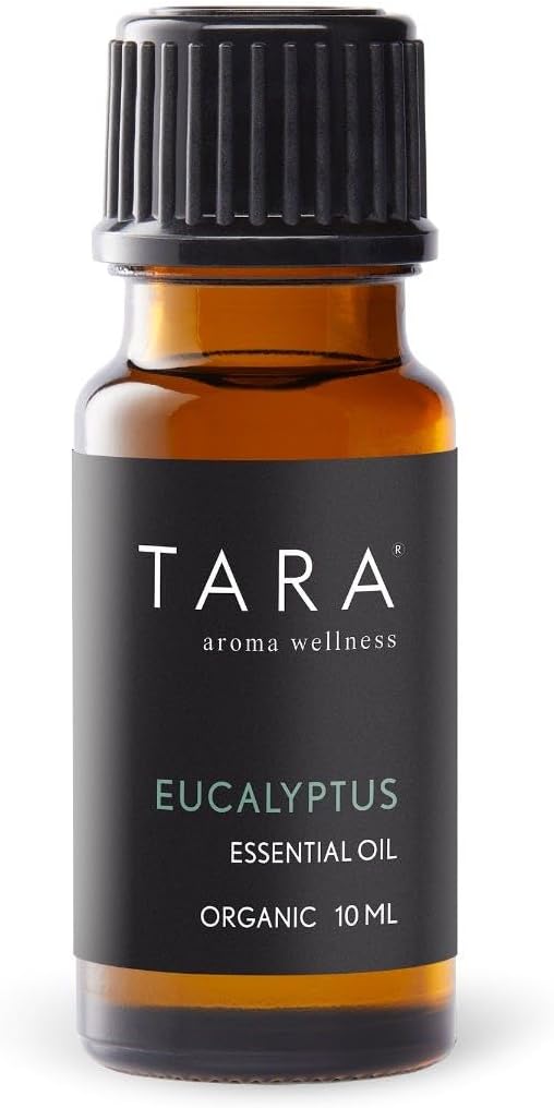 TARA Spa Therapy Eucalyptus Bath & Diffuser Oil – 100% Organic, Concentrated, Aromatherapy Formula, Eucalyptus, 10ml