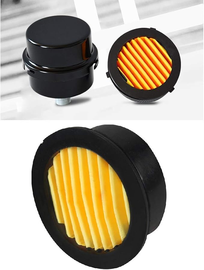 2 Pcs Air Compressor Silencer Filter Metal Air Compressor Intake Filter Noise - Image 4