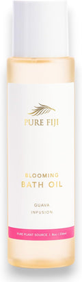 Pure Fiji Bath Oil, Conditioning Body Moisturizer with Natural Ingredients Bath Essential for Women Moisturizing Bath & Body Oil - Guava (8oz/236ml)
