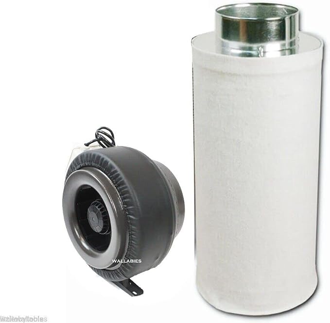 ARC-POWER 8" x 40" Hydro Activated Carbon Scrubber Odor Control Filter by ARC-POWER