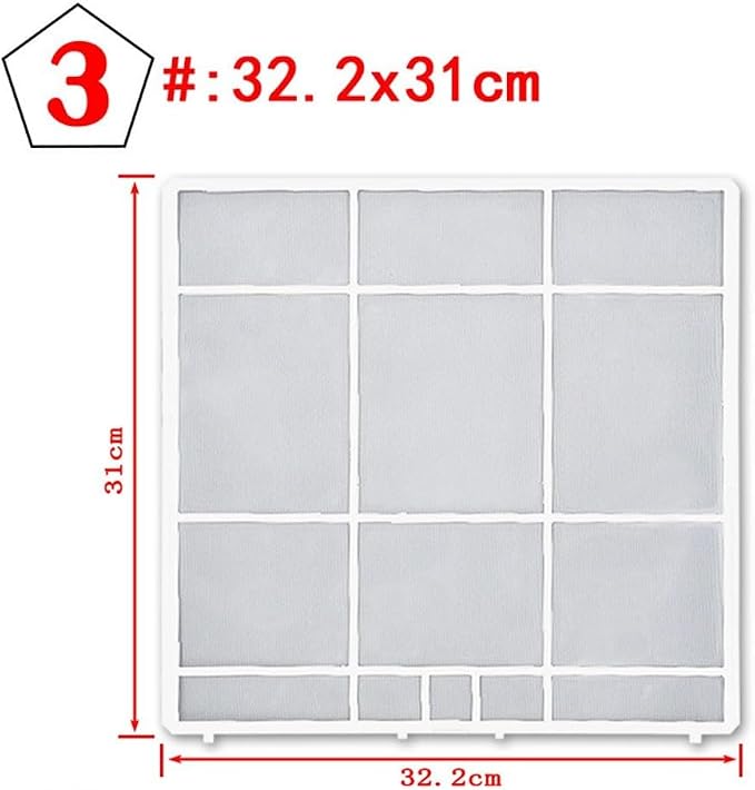 Hanging Air Conditioner Dust Screen, Indoor Unit Filter Mesh Accessory - Image 8