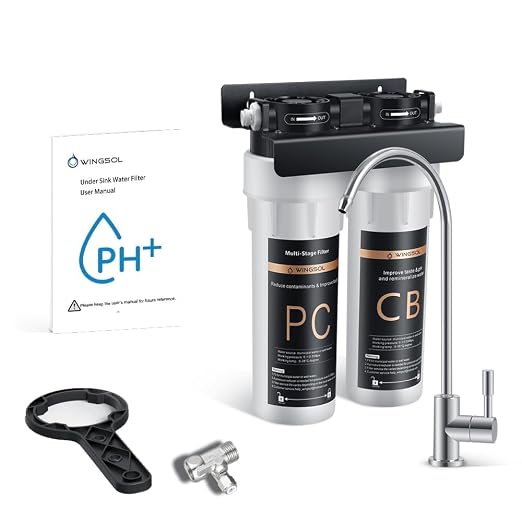 Under Sink Alkaline Water Filter by WINGSOL