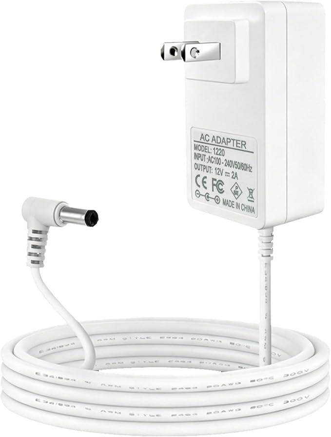 12V 2A Replacement Power Adapter Charger Cord by Unknown