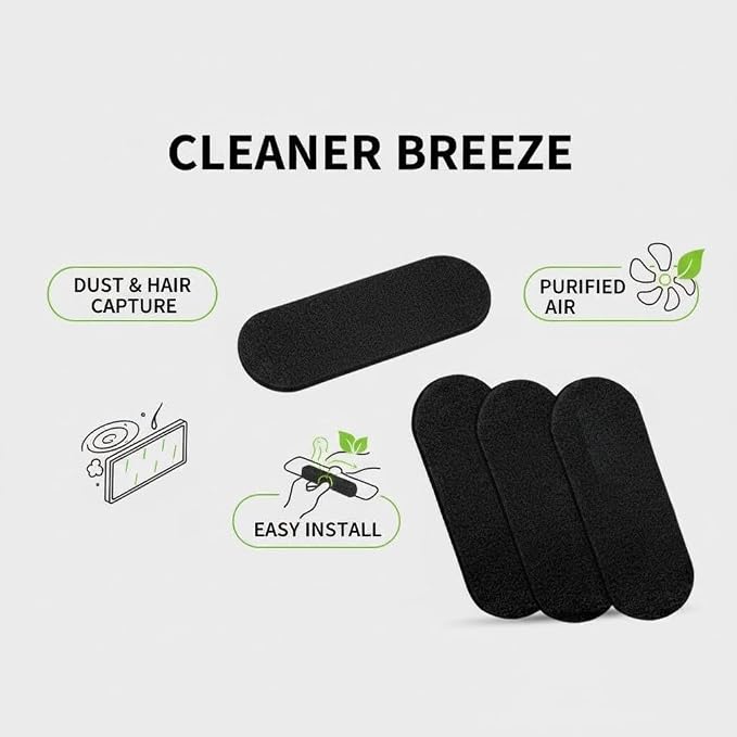 5Pcs Ceiling Fan Filters for Blades Air Filters - Image 5