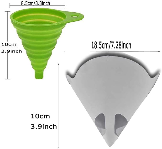 200PCS Paper Paint Strainers - Image 2