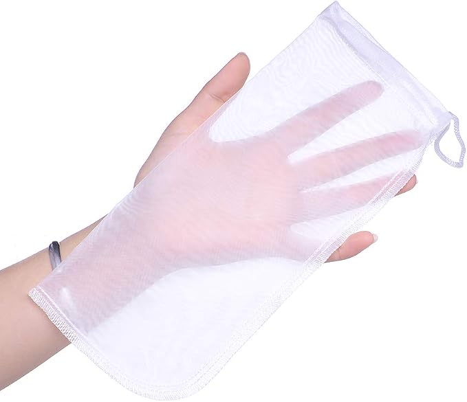 ALEGI Media Filter Bag Aquarium Extra Fine, Reusable 180 Micron Drawstring Mesh - Image 3