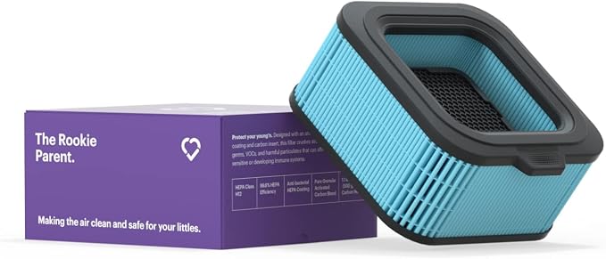 Mila Air Rookie Parent H12 HEPA & Carbon Home Replacement Filter, Genuine Mila by Mila