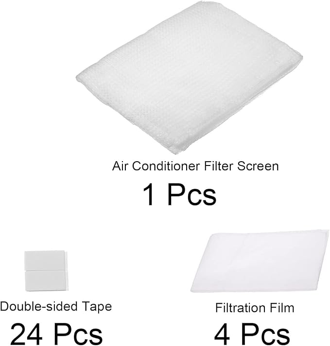 PATIKIL 47" x 39" Air Conditioner Air Filter Material, Plastic Dustproof - Image 3