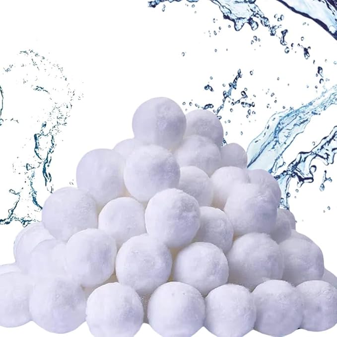 1.5 lbs Pool Filter Balls for Sand Filter, Reusable Pool Sand Filter Balls by Unknown