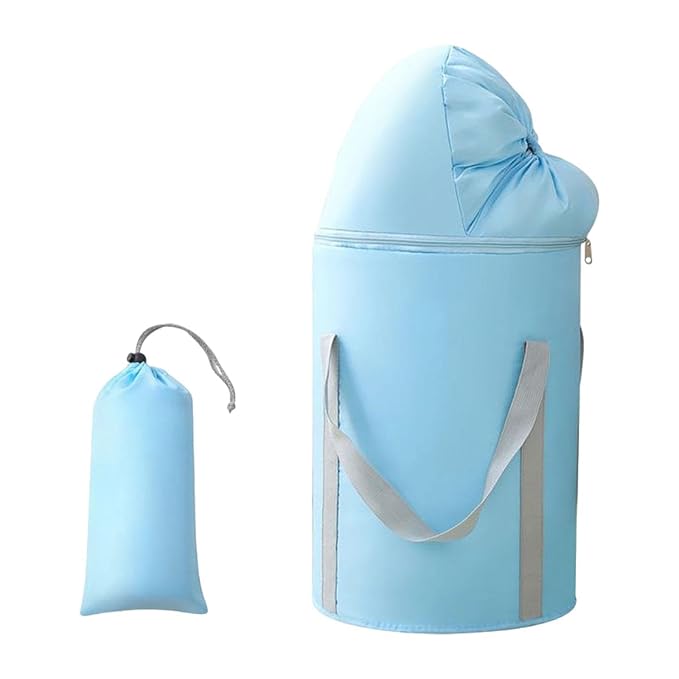 Foot Bath Bucket Household Foot Bath Bag Portable Foot Soaking Bucket Foot Bath Soak Tub for Outdoor Camping Dorm Hotel Home, Blue