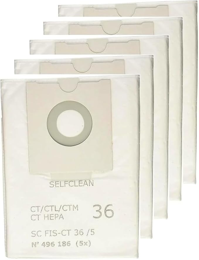5-PSCK 496186 SELFCLEAN Filter Bag by Unknown
