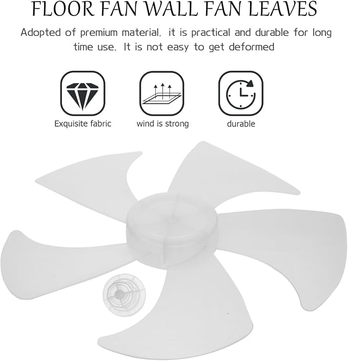 DOITOOL 14 Inch Fan Blade Replacement, Universal Plastic Fan Blades - Image 9