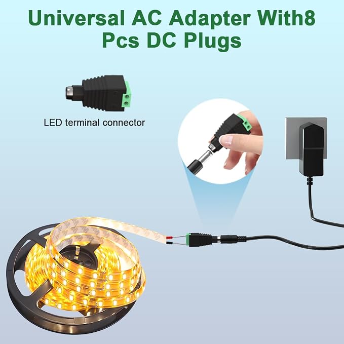24V 1A Power Supply Adapter 24W Switching Power Cord - Image 4