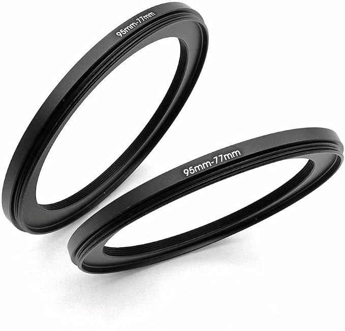 95 to 77mm Metal Step Rings, 95mm to 77mm Step Down Ring Filter Ring Adapter - Image 3
