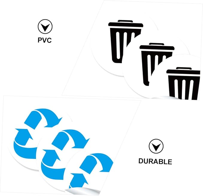 DECHOUS 1set Self-Adhesive Garbage Sorting Label Stickers of Waste Container - Image 7