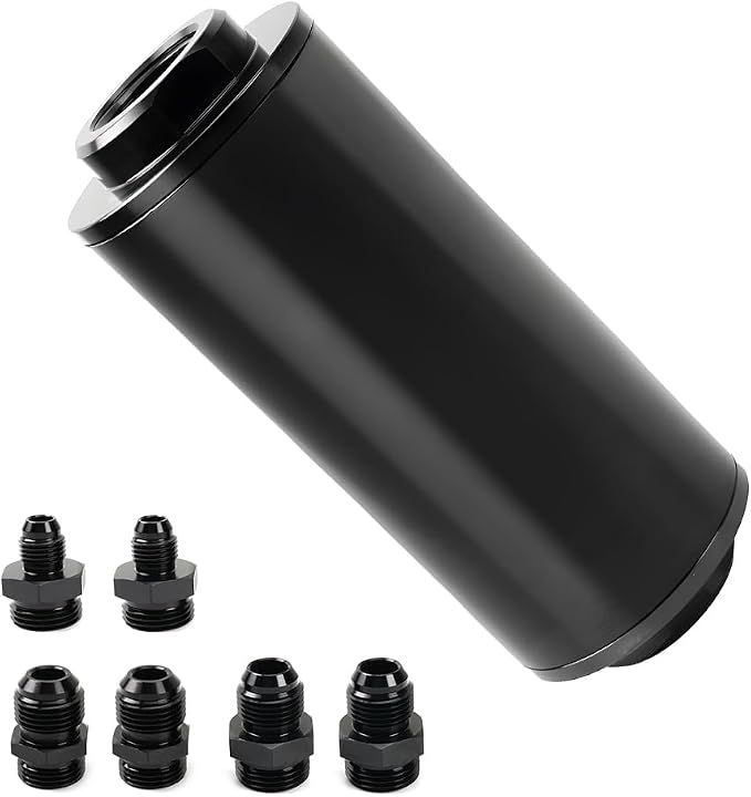 BARTOO Universal 50MM 100 Micron Inline Fuel Filter by BARTOO