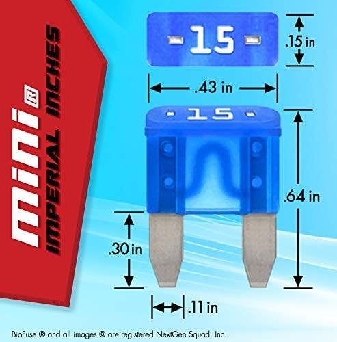 MINI APM ATM 120 Piece Automotive Car Fuse Assortment Glove Box Set 5A 7.5A 10A - Image 3