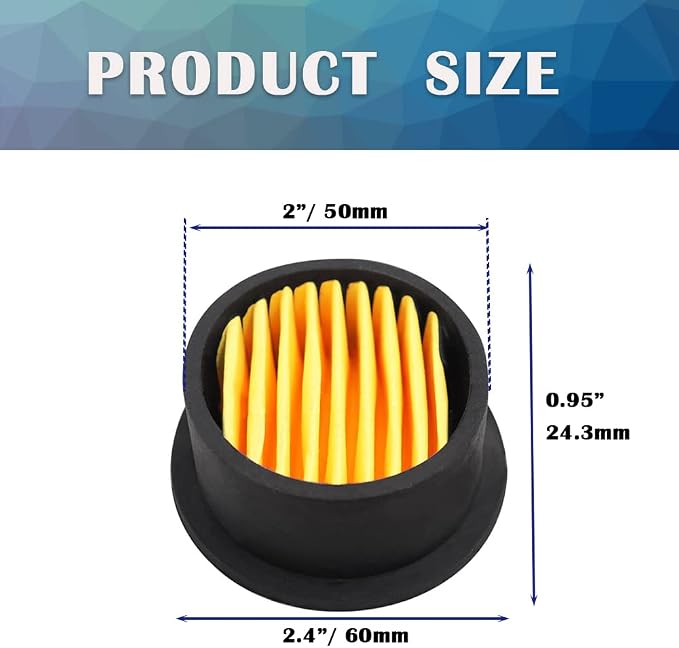 6PCS Air Compressor Replacement Filter Elements - Image 2