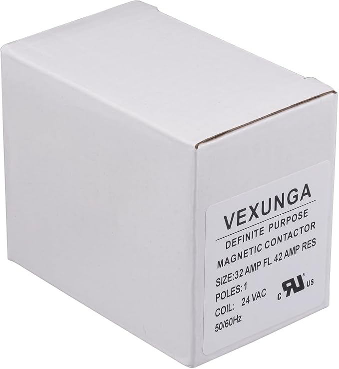 VEXUNGA 1 Pole 32 Amp 24 VAC Coil AC contactor 1P 32A 24V 50/60Hz AC Motor - Image 6