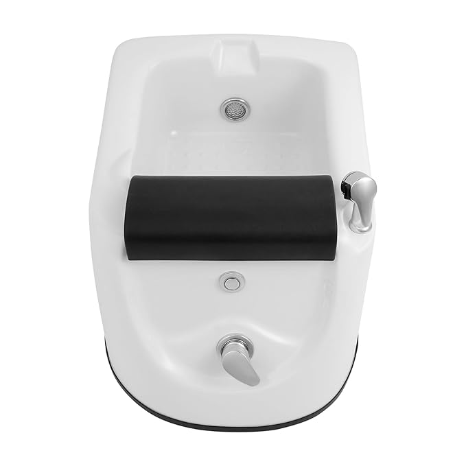 Bepritm 30W Pedicure Foot Spa, Portable Foot Spa Bathtub with Heat, Massage and 7-Color Light, Hydromassage Acrylic Pedicure Foot Bath for Salon and Home Use