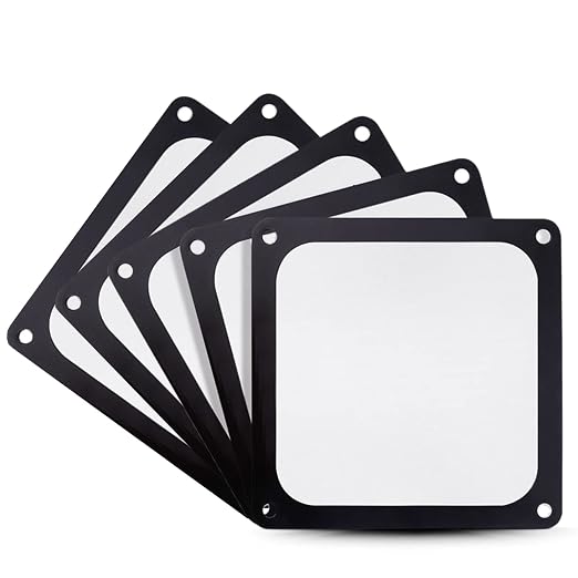 PC Cooler Fan Filter, 120 x 120mm PVC Magnetic Computer Mesh Frame Nylon Dust by Unknown