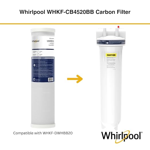 Whirlpool 20" x 4.5" Whole House Water Filter Housing, NSF Certified System - Image 5