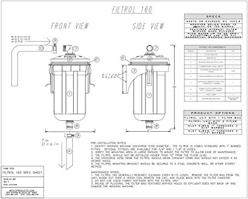 Filtrol Lint Filter | Washing Machine Filter | Microfibers | Septic - Image 6