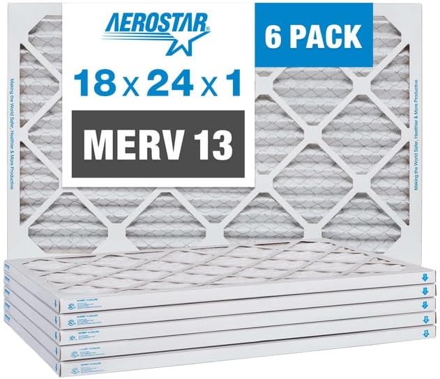 Aerostar 18x24x1 Air Filter MERV 13 by AirFiltersDelivered