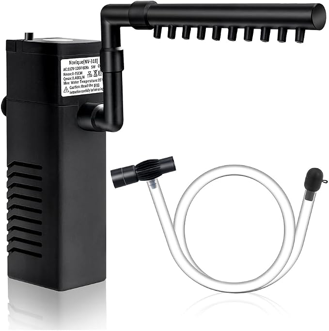 Submersible Internal Aquarium Filter Multiple Function Powerful Pump Fish Tank by Unknown