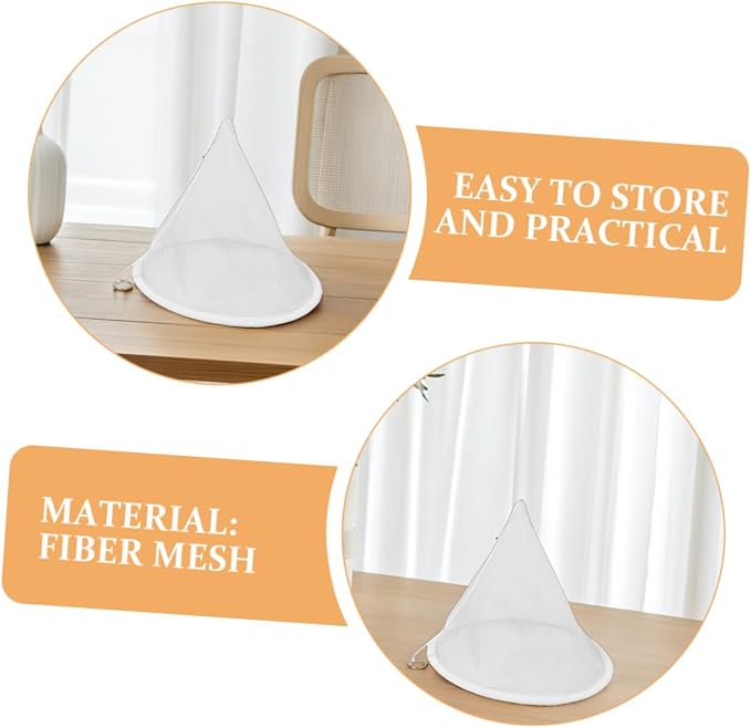 3pcs Honey Filter Mesh Mesh Conical Nylon Strainer - Image 9