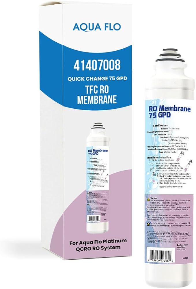 Aqua Flo 41407008 Quick Change RO Membrane – 75 GPD TFC Filter by espwaterproducts