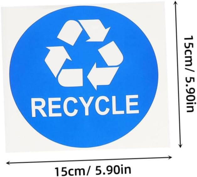 8pcs Garbage Sorting Stickers Waste Recycling Labels - Image 2